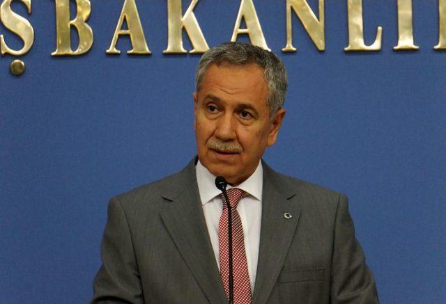 Arınç: Bir Hükümlünün Basın Toplantısı Yapması Mümkün Görülmemektedir