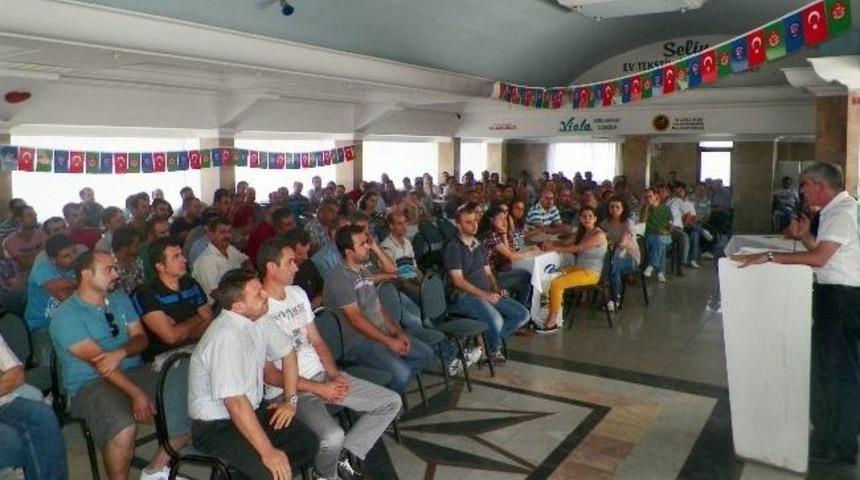 Teksif&rsquo;ten S&ouml;ke&rsquo;de Greve Doğru Birlik Ve Dayanışma Toplantısı Toplantısı