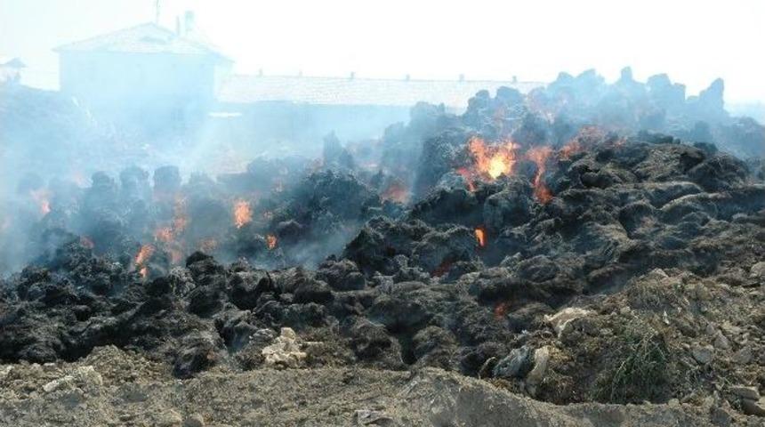 Hayvan &Ccedil;iftliğindeki Yangın S&uuml;r&uuml;yor