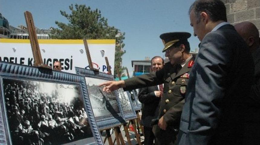 Erzurum'da Milli M&uuml;cadele Kongresi Pul Sergisi A&ccedil;ıldı