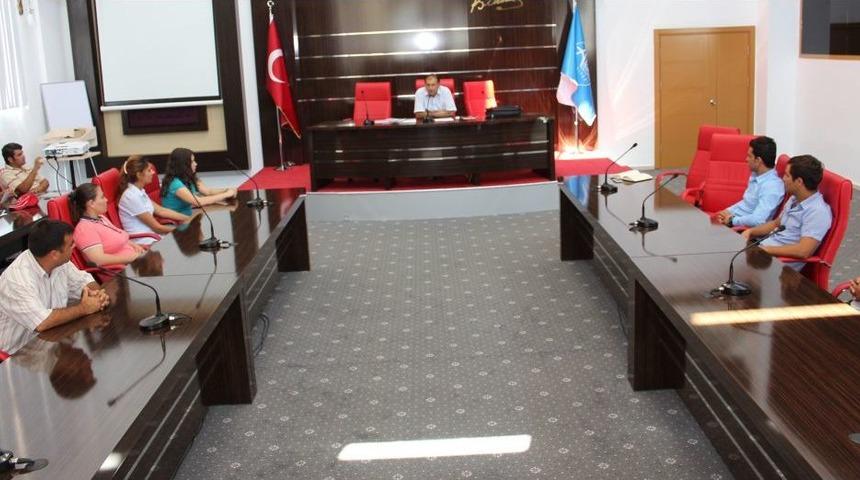 Aksu'da Belediye Personeline Iş Sağlığı Eğitimi