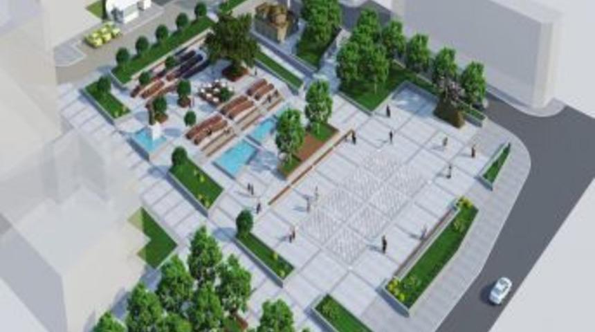 Orhangazi Cumhuriyet Alanı'nı Genişletecek Olan Meydan Projesi Hazır