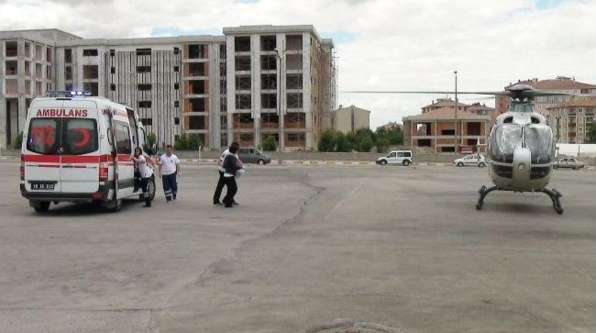 Hava Ambulansı Bebek Eroğlu İ&ccedil;in Havalandı