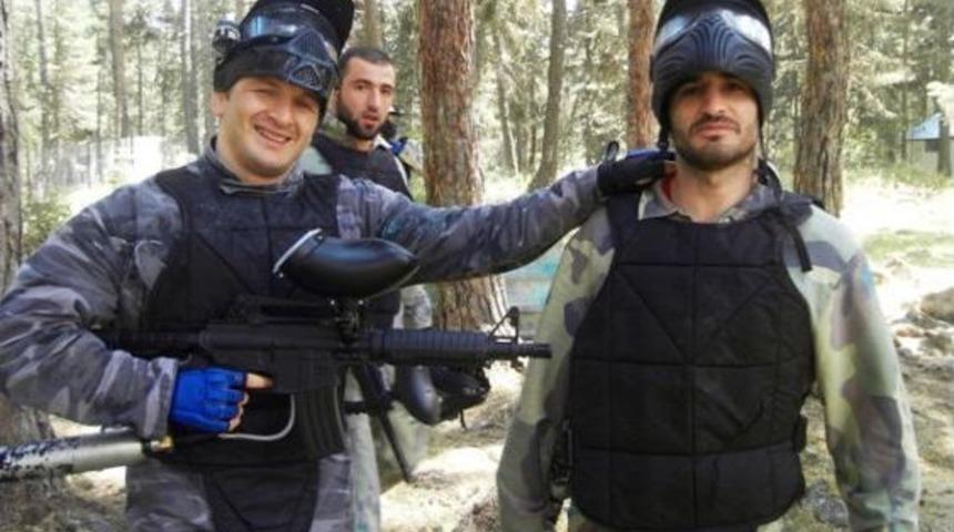 Milli G&uuml;reş&ccedil;iler, Paintball Oynayarak Stres Attı