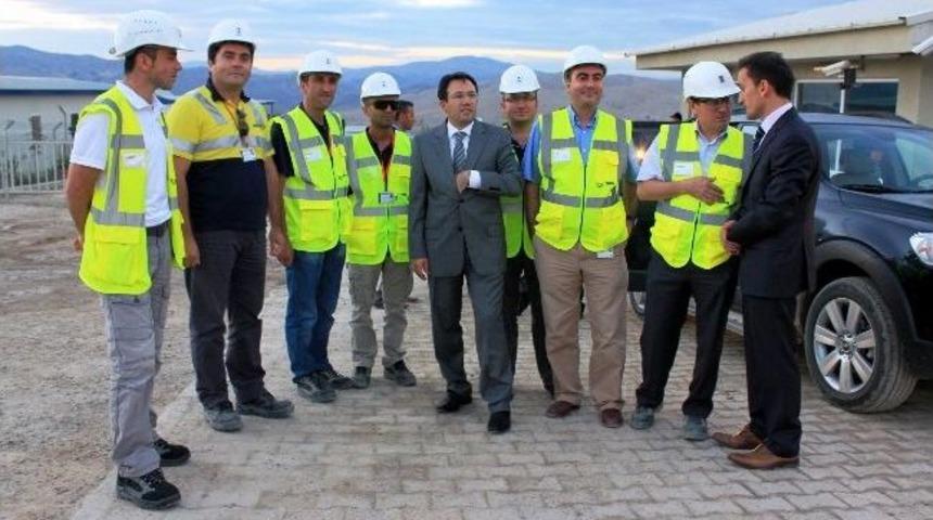 Vali Akdemir Altın Madenini Ziyaret Etti