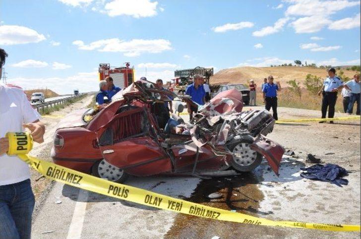 Kırıkkale'de feci kaza: 5 ölü, 2 yaralı G1