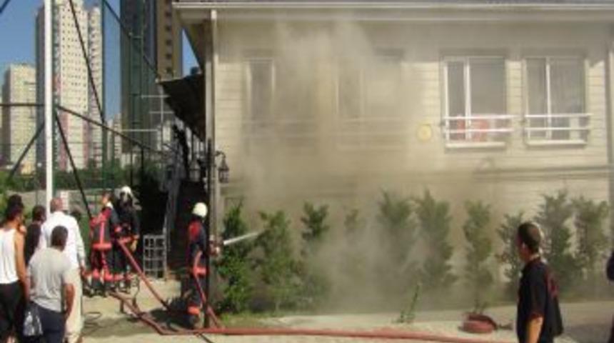 Sosyal Tesislerde Korkutan Yangın