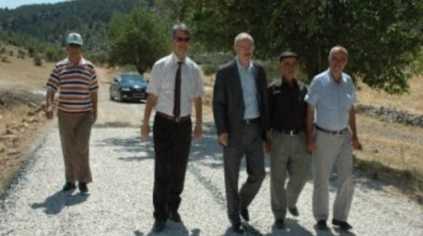 Kumar Yaylası Yolu Asfaltlanıyor