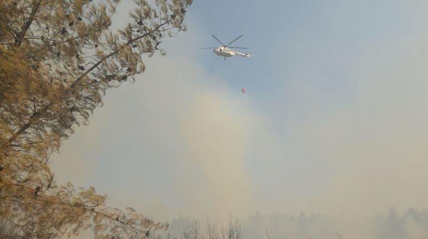 Antalya&rsquo;daki Orman Yangını Kısmen Kontrol Altına Alındı