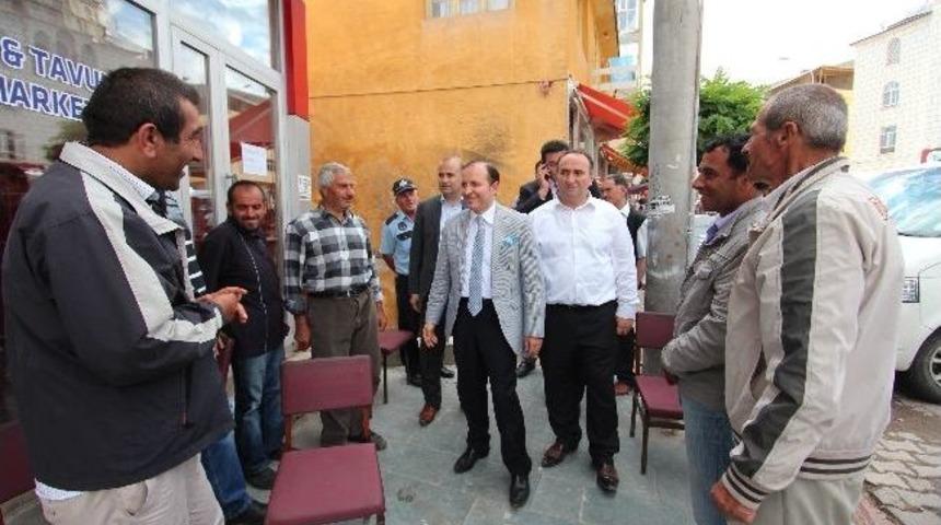 Başkan K&uuml;&ccedil;&uuml;kler, Narman'da