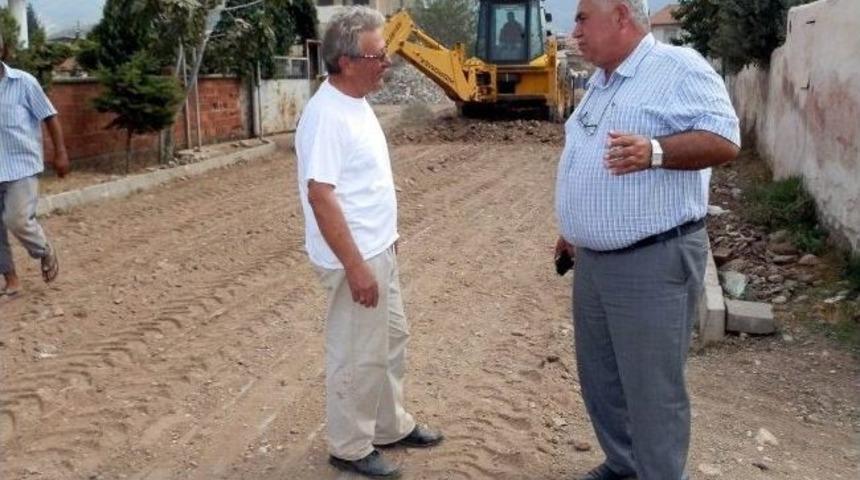 Sart'ta Altyapı &Ccedil;alışmaları Son S&uuml;rat