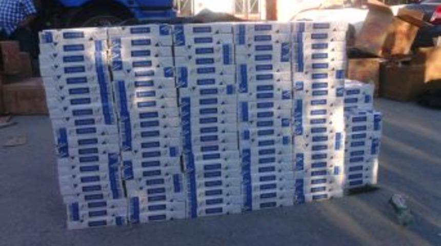 Bolu'da 140 Bin Paket Ka&ccedil;ak Sigara Ele Ge&ccedil;irildi