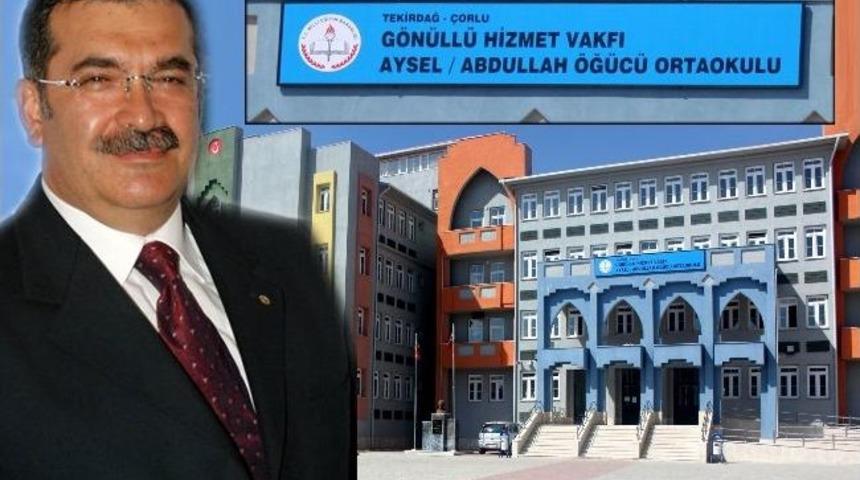 &Ccedil;orlu&rsquo;lu İş Adamından B&uuml;y&uuml;k Okul Bağışı