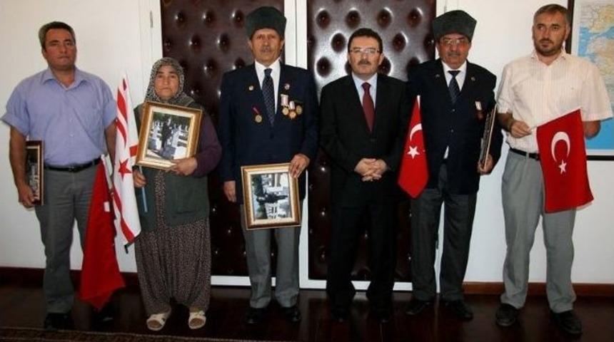 Kıbrıs Şehit Yakınları Ve Gazilerden Vali Altınok&rsquo;a Ziyaret