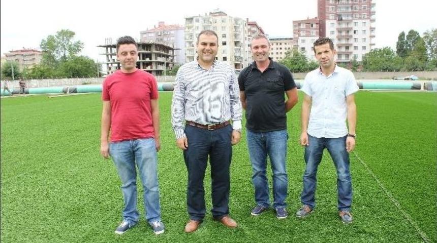 Görele 13 Şubat İlçe Stadı Sentetik Çimle Kaplanıyor