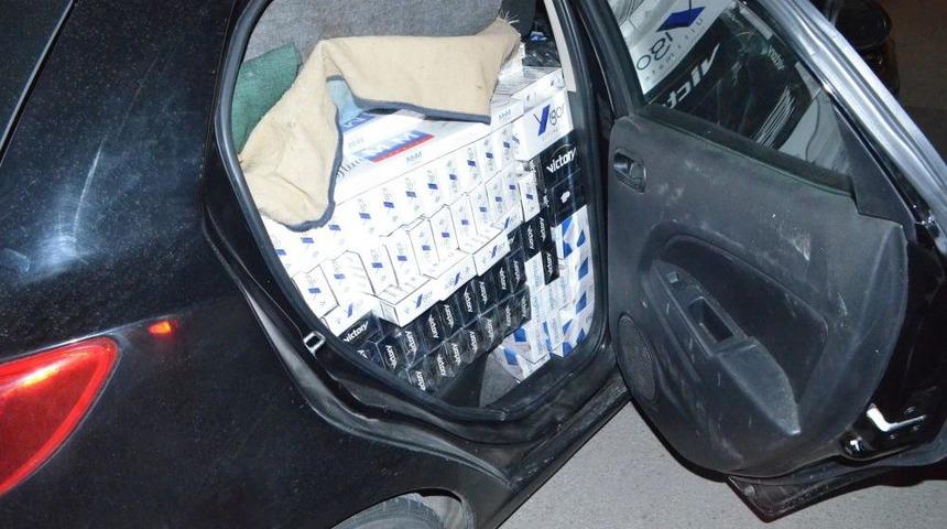 Erzincan'da 8 Bin Paket Ka&ccedil;ak Sigara Ele Ge&ccedil;irildi