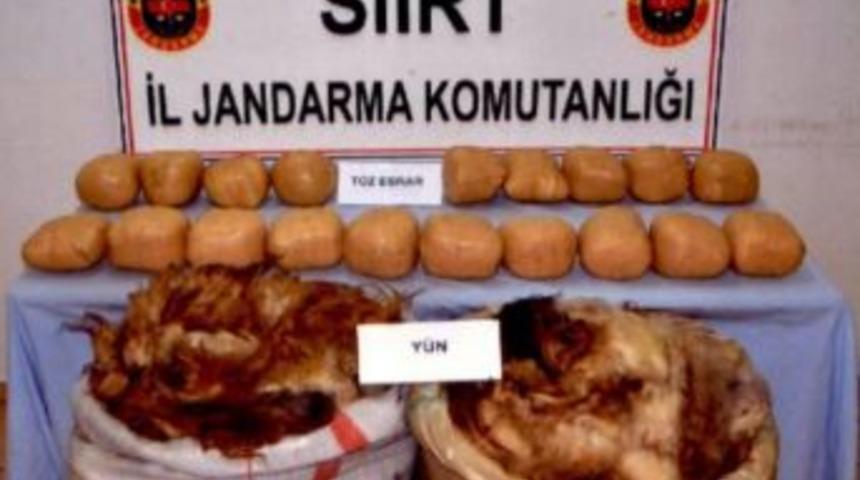 Siirt&rsquo;te 19 Kilo 250 Gram Toz Esrar Ele Ge&ccedil;irildi