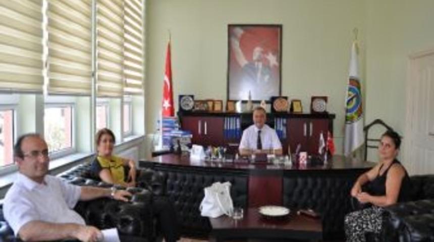 İl Telekom M&uuml;d&uuml;r&uuml; Başkan Birol Kaya&rsquo;yı Ziyaret Etti