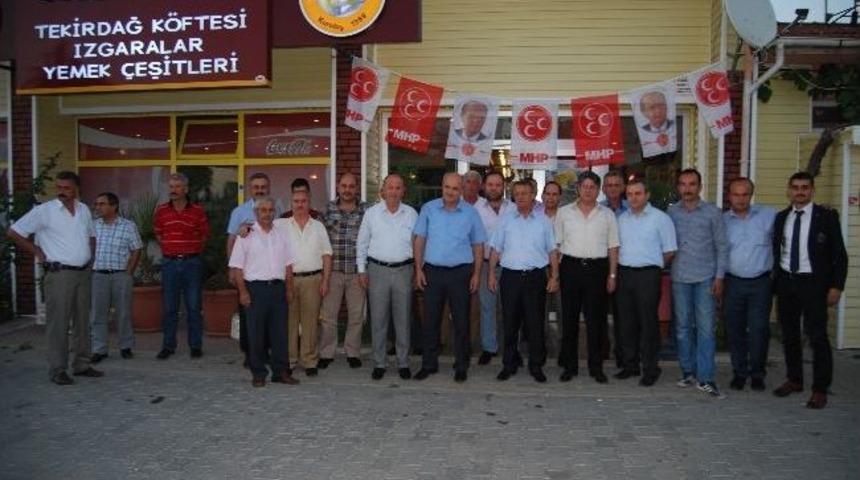 Mhp İl&ccedil;e Y&ouml;netimi İftar Yemeğinde Buluştu