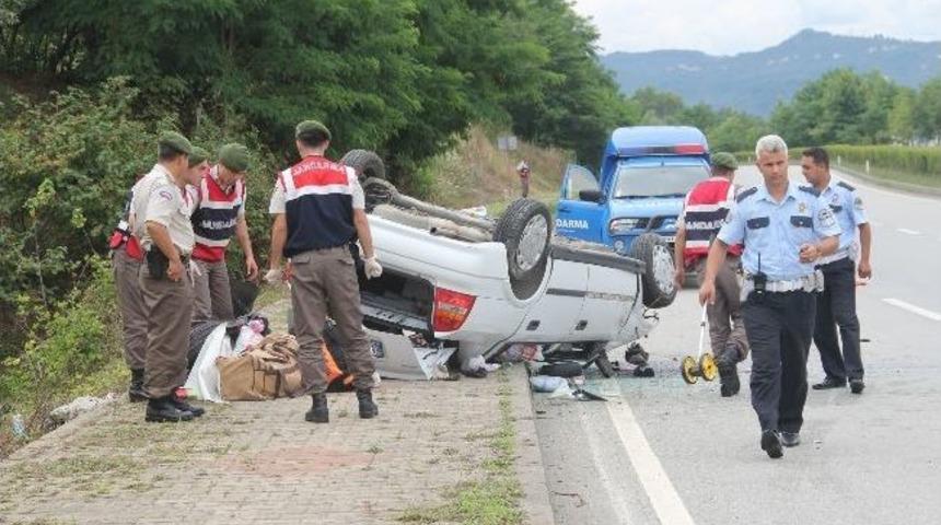 Giresun&rsquo;da Trafik Kazası: 4 Yaralı
