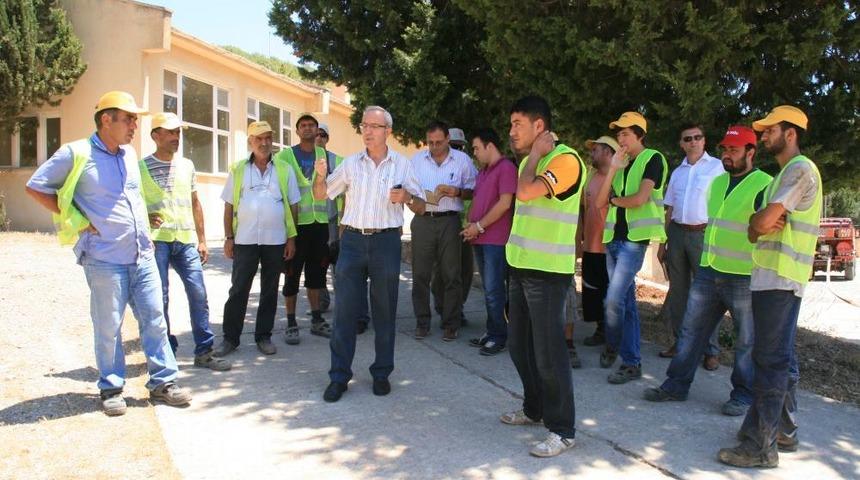 Akkuyu N&uuml;kleer Santral &Ccedil;alışanlarına Uygulamalı Yangın Eğitimi Verildi