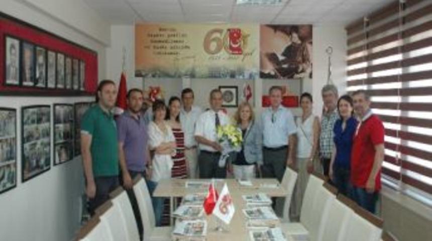 Lionslardan Gazeteciler Cemiyetine Ziyaret