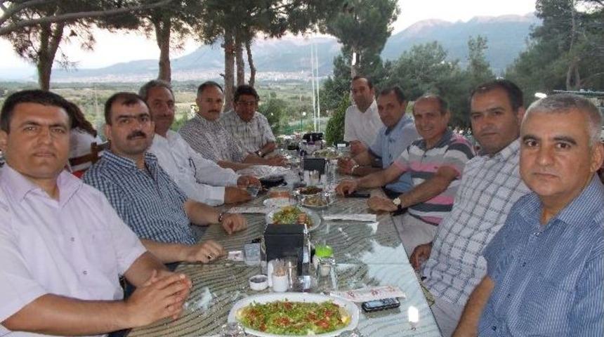 T&uuml;sekon Genel Başkanı Yılmaz Soma'daydı