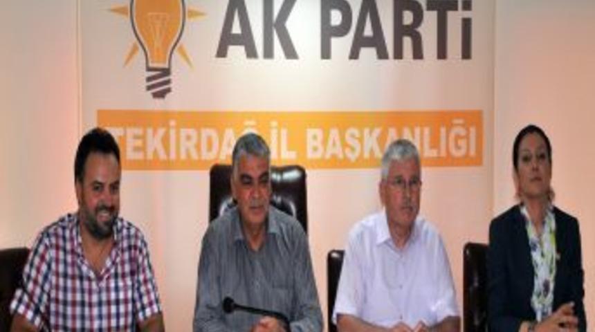 AK Parti Tekirdağ Milletvekilleri Basınla Bir Araya Geldi