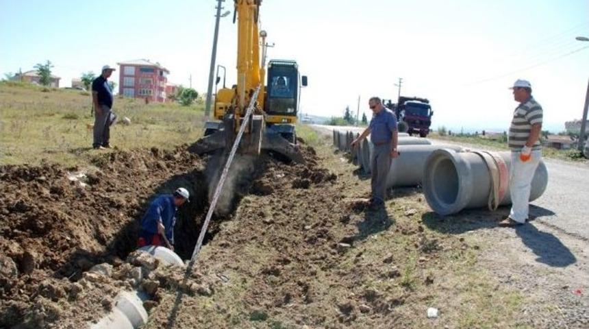 &Ccedil;aycuma Belediyesinden Yağmur Suyu Şebeke &Ccedil;alışması