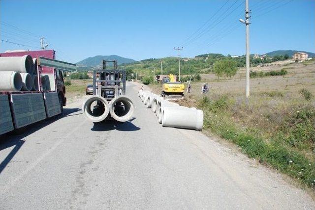 Çaycuma Belediyesinden Yağmur Suyu Şebeke Çalışması