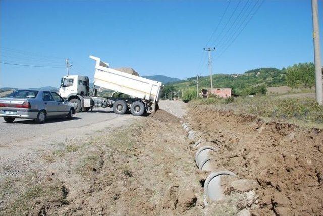 Çaycuma Belediyesinden Yağmur Suyu Şebeke Çalışması