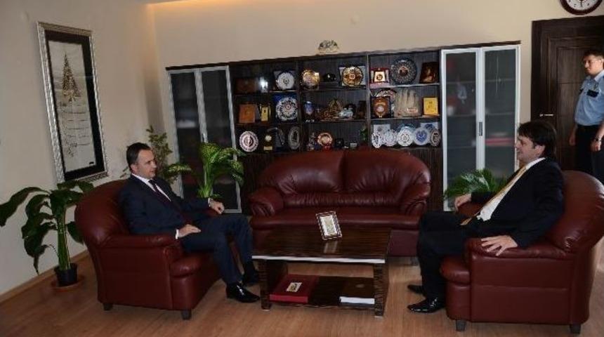 Başsavcı G&uuml;ler&rsquo;den İl Emniyet M&uuml;d&uuml;r&uuml; Y&uuml;ksel&rsquo;e Ziyaret