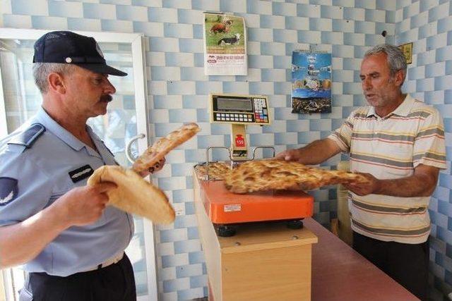 Bayburt'ta Zabıtadan Fırın Denetimi