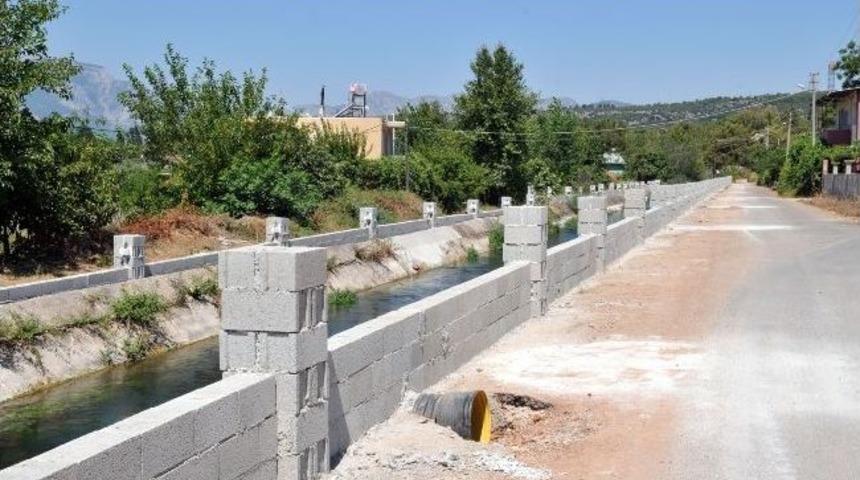 Kanalın Batısında D&uuml;zenleme &Ccedil;alışmaları