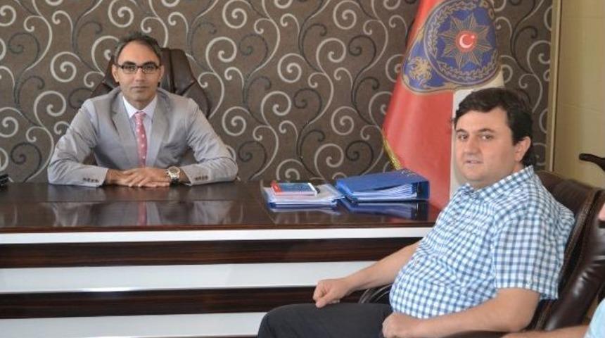 Ak Parti Kula İl&ccedil;e Başkanı'ndan Emniyet M&uuml;d&uuml;r&uuml;ne "hoşgeldiniz"