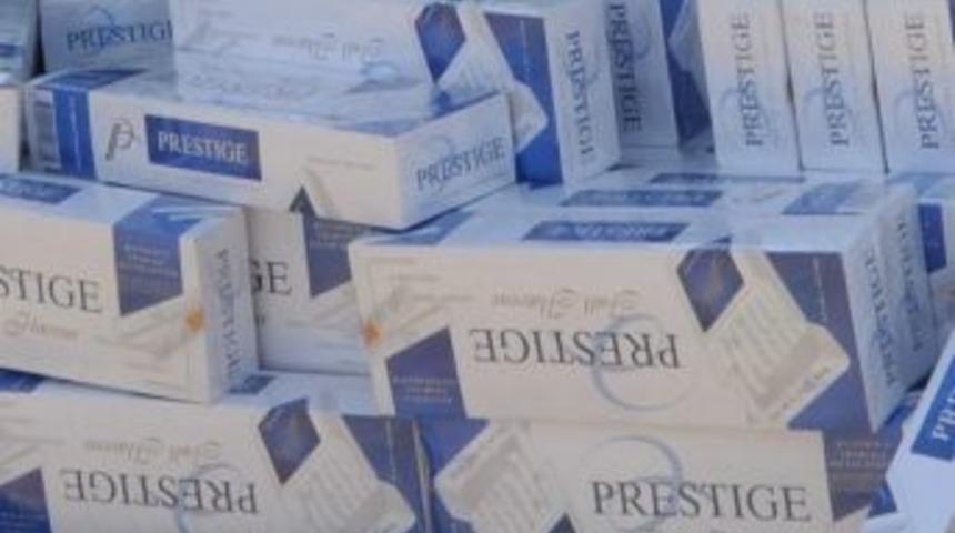 15 Bin Paket G&uuml;mr&uuml;k Ka&ccedil;ağı Sigara Ele Ge&ccedil;irildi