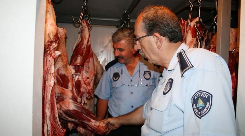 Artvin'de Kasaplara Denetim