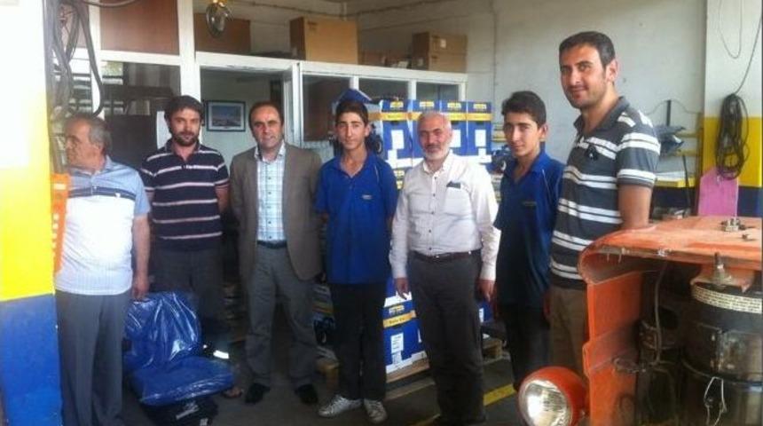 Milletvekili &Ouml;zbek Sanayi Esnafını Ziyaret Etti