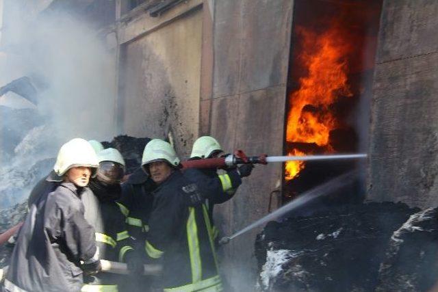 Gaziantep’te Fabrika Yangını