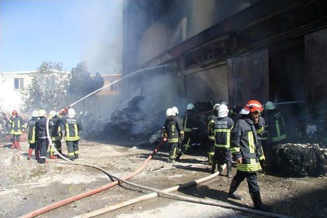 Gaziantep’te Fabrika Yangını