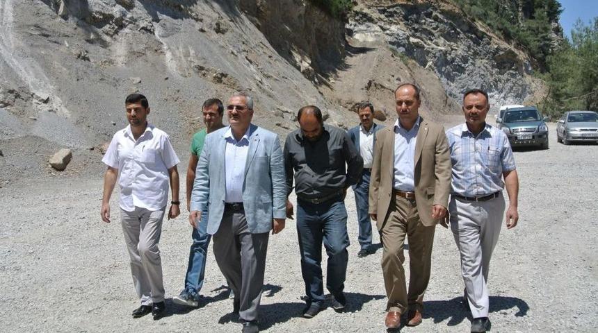 Milletvekili &Ouml;nal, Yarpuz Yolu &Ccedil;alışmasını Inceledi