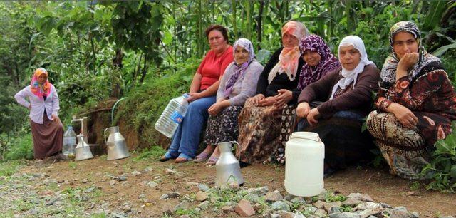 Susuz Kalan Köylülerden Su Bidonlu Tepki