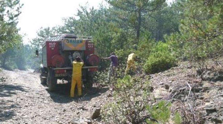 Keles'teki Yangında 20 Hektar Ormanlık Alan Zarar G&ouml;rd&uuml;
