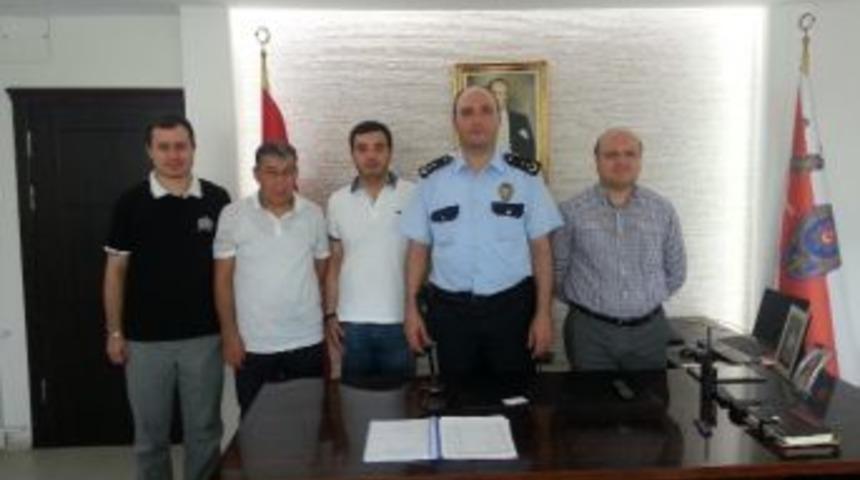 Ak Parti &Ccedil;aycuma İl&ccedil;e Başkanı Emeksiz&rsquo;den İl&ccedil;e Emniyet M&uuml;d&uuml;r&uuml;&rsquo;ne Ziyaret