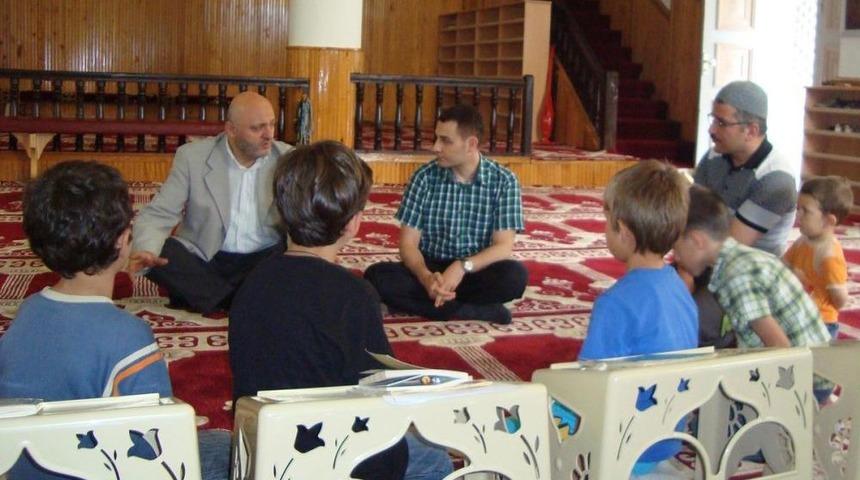 Kaymakam Koç, Yaz Kuran Kurslarını Ziyaret Etti