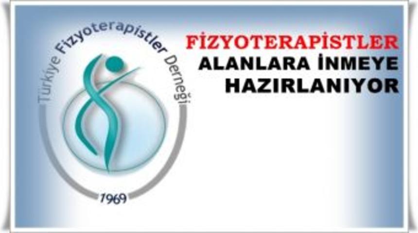 Fizyoterapistler eyleme hazırlanıyor