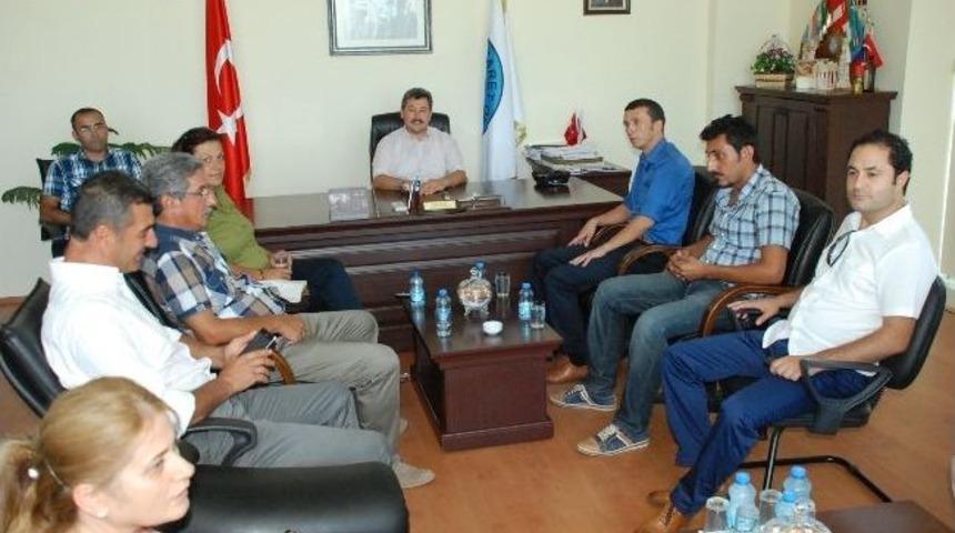 Chp Didim İl&ccedil;e Y&ouml;netiminden Didim Ticaret Odası'na Ziyaret