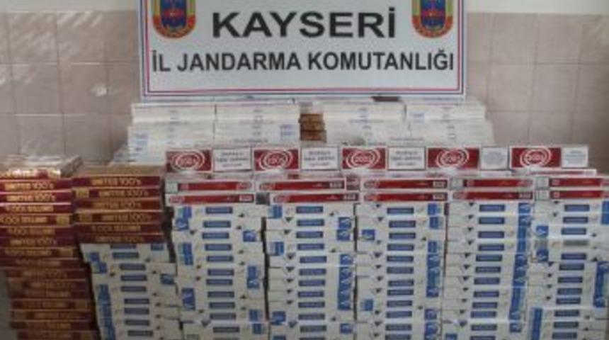 Jandarmadan Ka&ccedil;ak Sigara Operasyonu