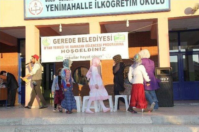 Gerede Belediyesi 500 Çocuğa İftar Verdi