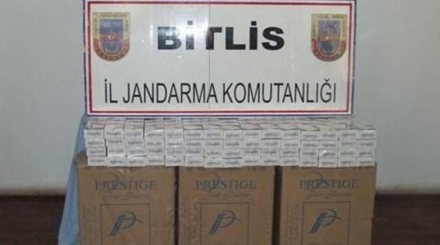 Bitlis&rsquo;te Ka&ccedil;ak Sigara Operasyonu